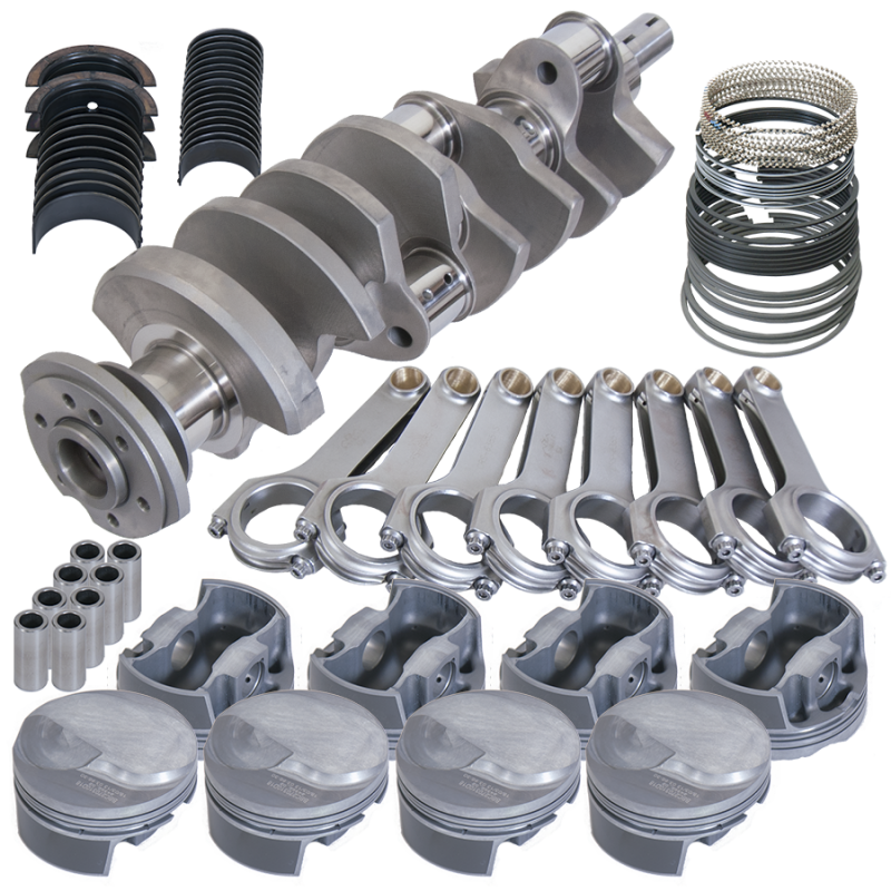Forzza Pistons Eagle Chevy 454 4.250in Crank 6.385in H-Beam 18cc Dome 4.320in Pistons ...