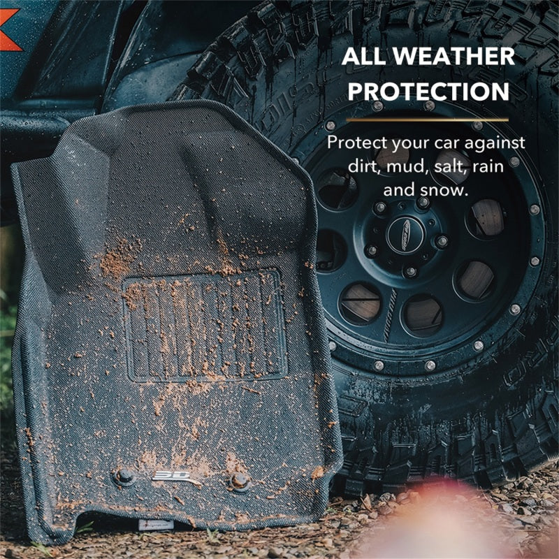 3D MAXpider 20-24 BMW X6 (G06) Kagu Floor Mat- Black R1 R2